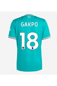 Liverpool Cody Gakpo #18 Jalkapallovaatteet Kolmaspaita 2025-26 Lyhythihainen